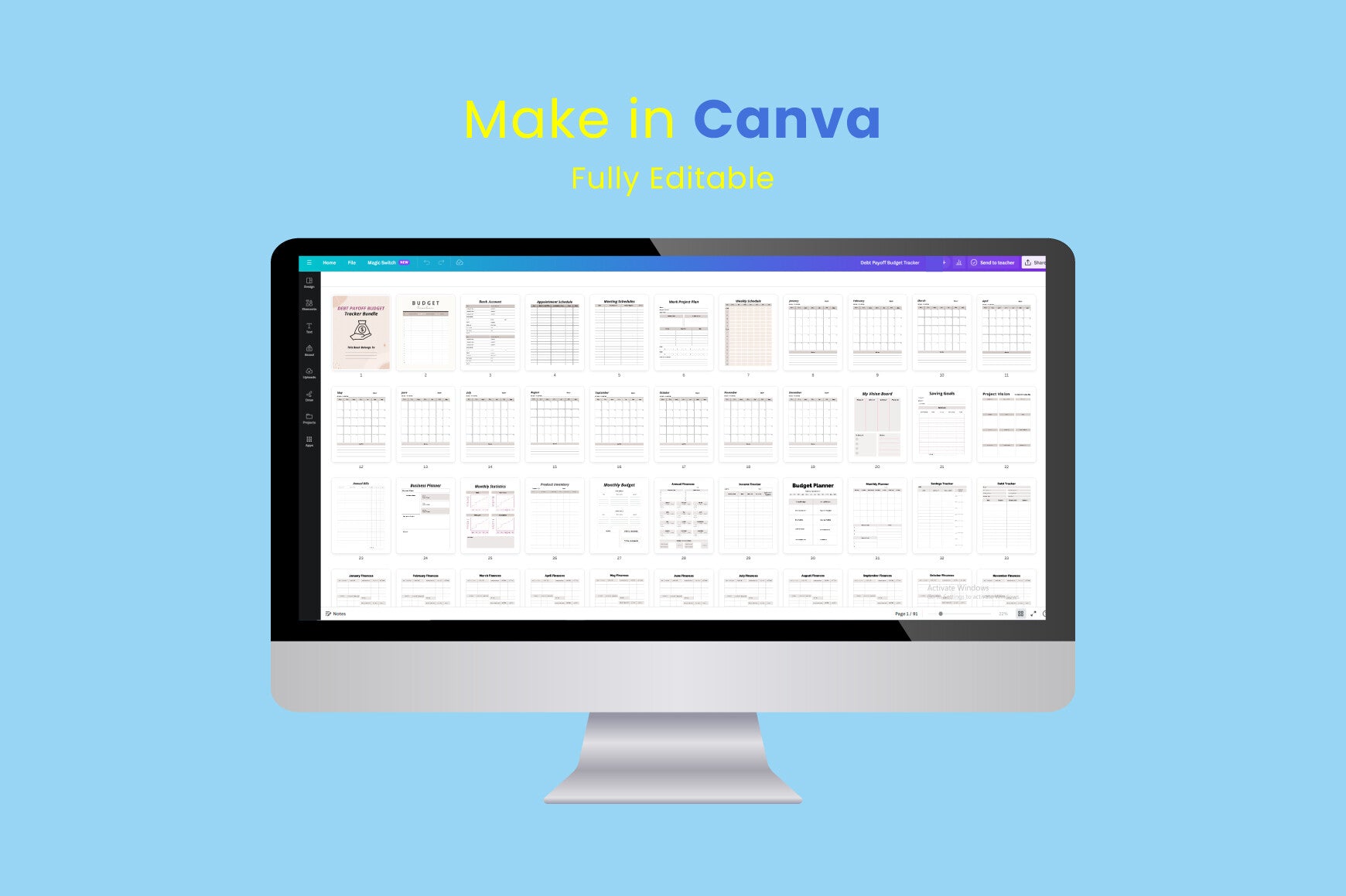 Debt Payoff Budget Planner