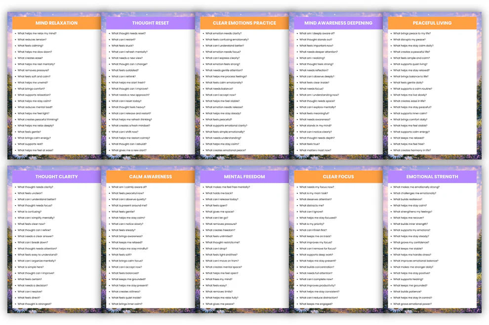Clear Mind Prompts