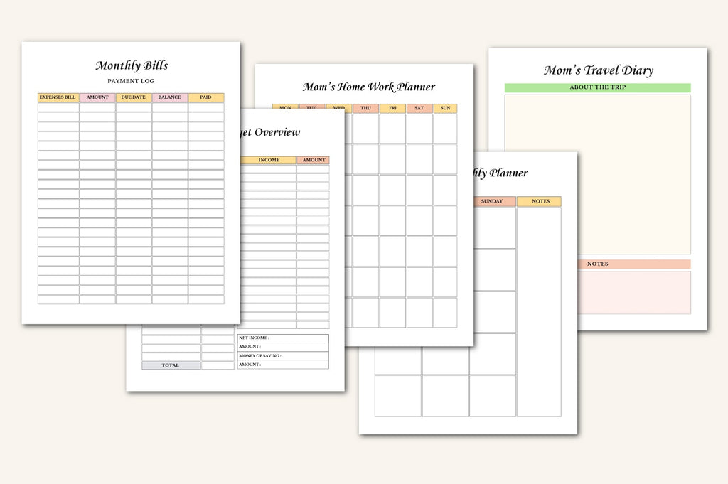 Busy Mom Planner