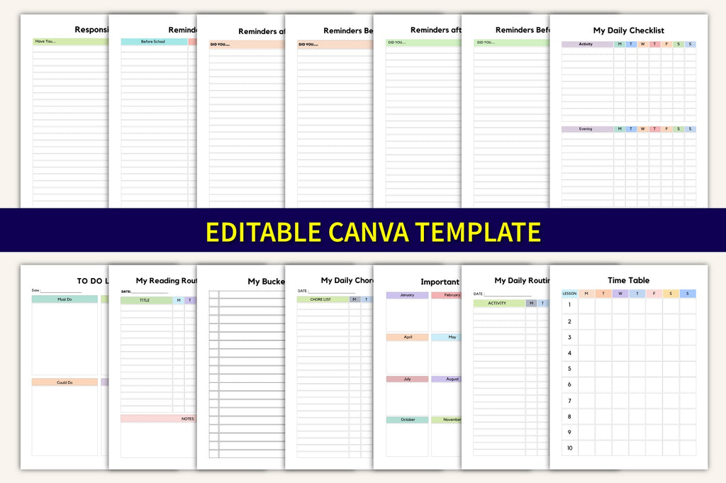 Back to School Planner