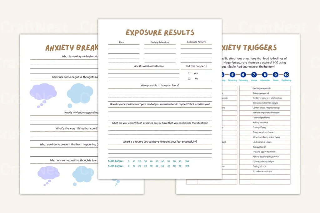 Anxiety and ADHD Management Strategies focus improvement and productivity planner