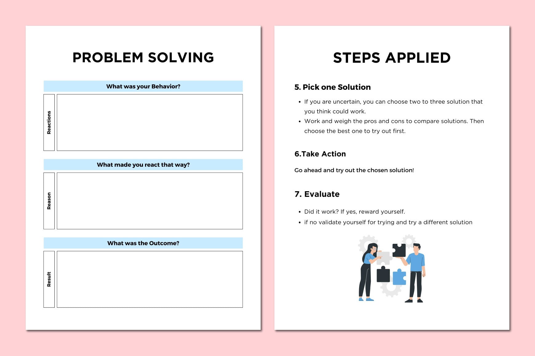 Problem Solving Planner