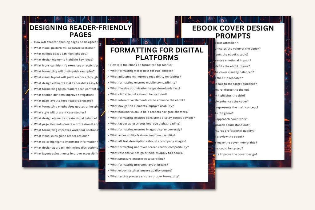 Ebook Creation AI Prompts