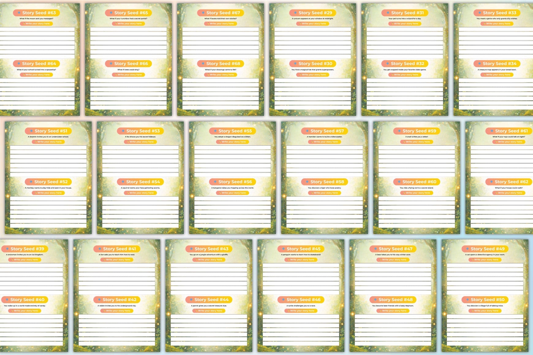 Story Seeds Kids Planner