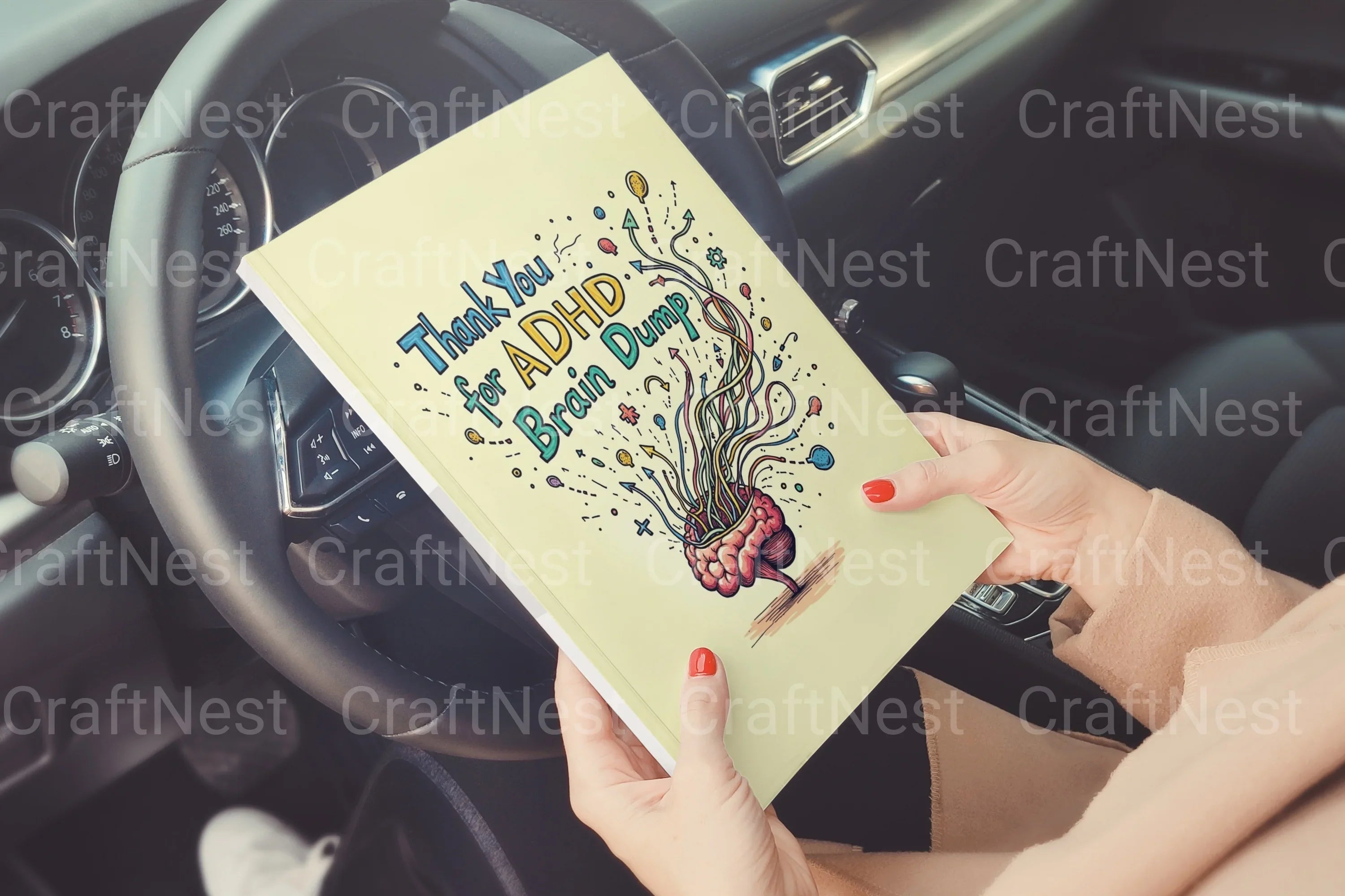 ADHD Printable Planner complete brain dump planner preview