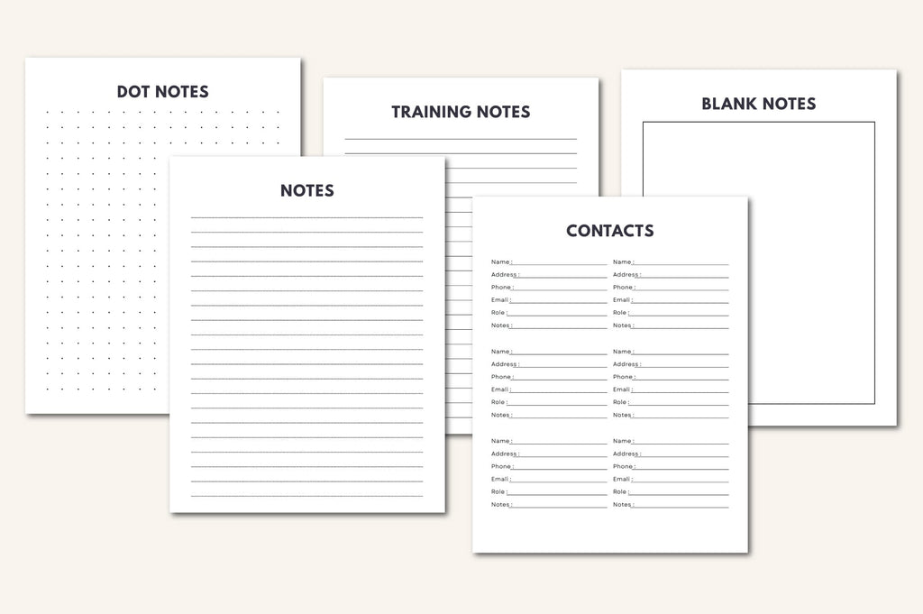 Dog Training Planner
