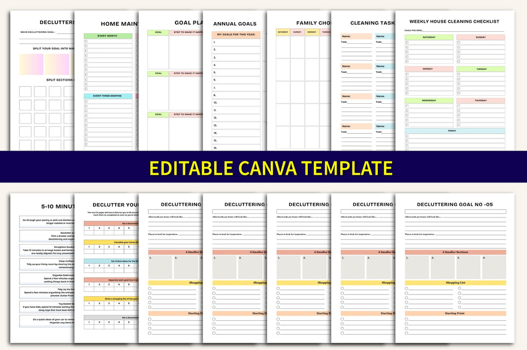Decluttering Planner