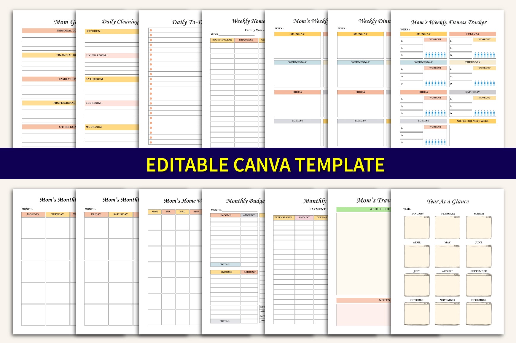 Busy Mom Planner
