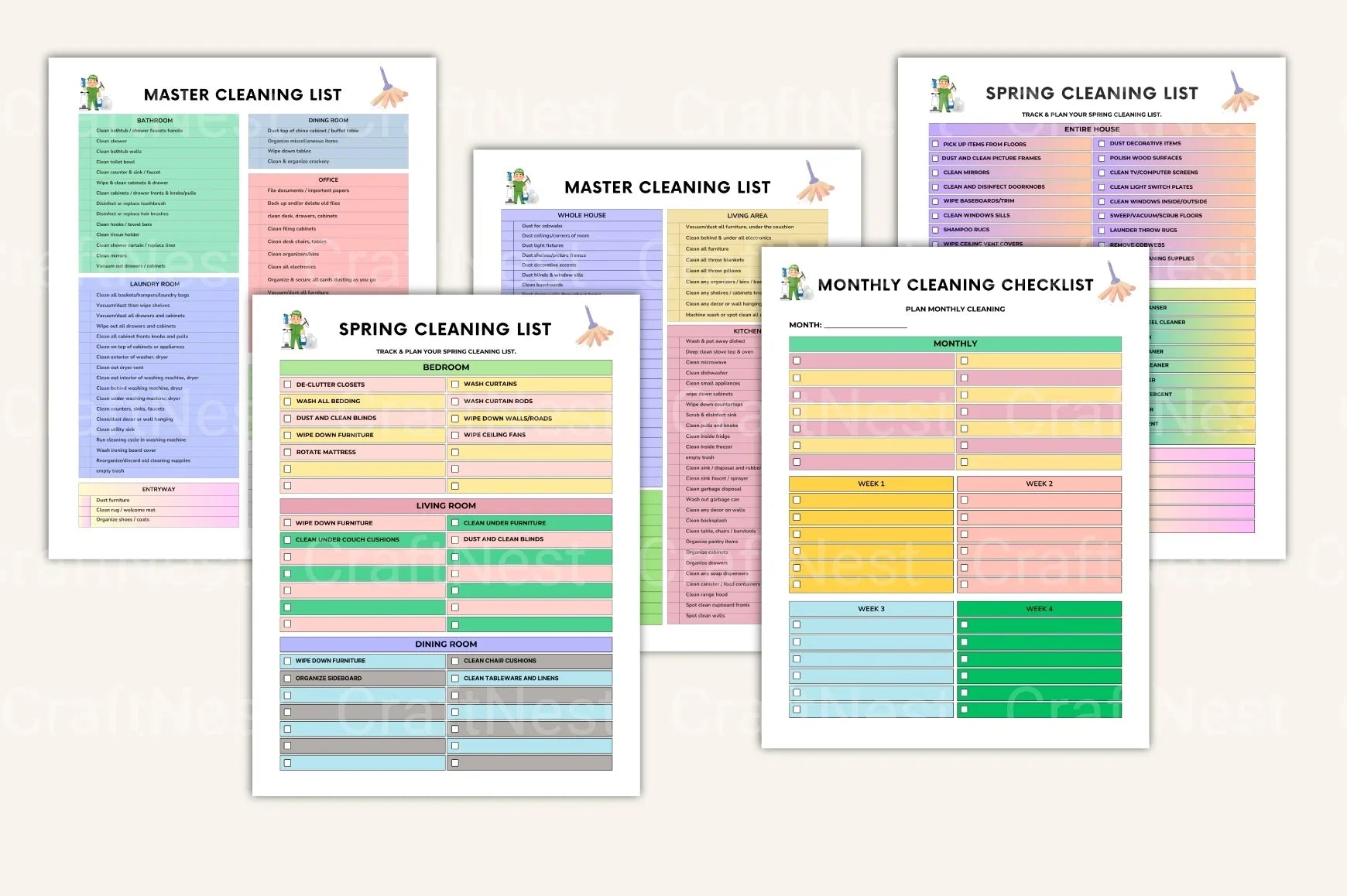 ADHD Cleaning Tips and Strategies complete printable cleaning guide