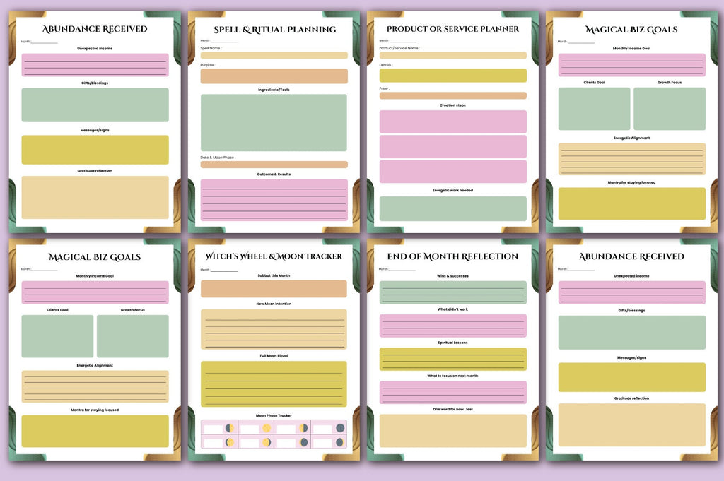 Witchcraft Business Mega Planner