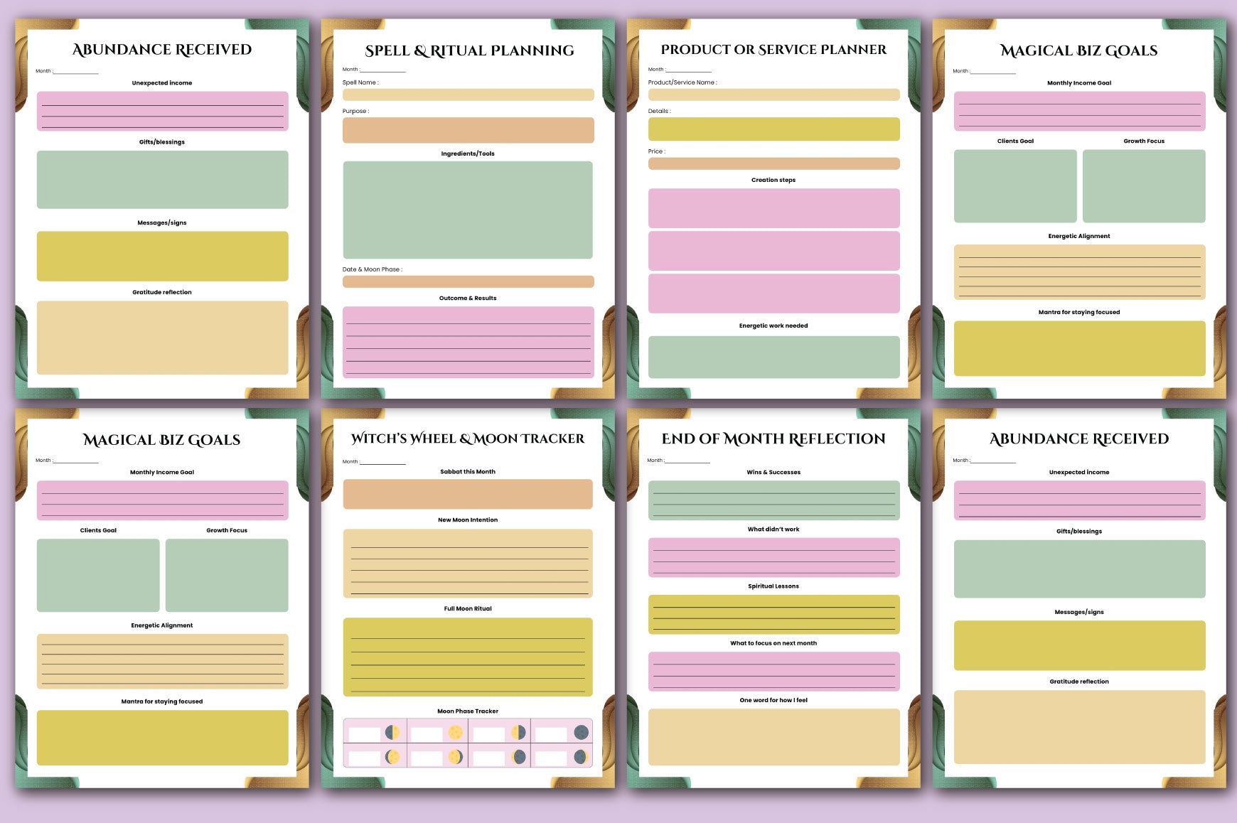 Witchcraft Business Mega Planner