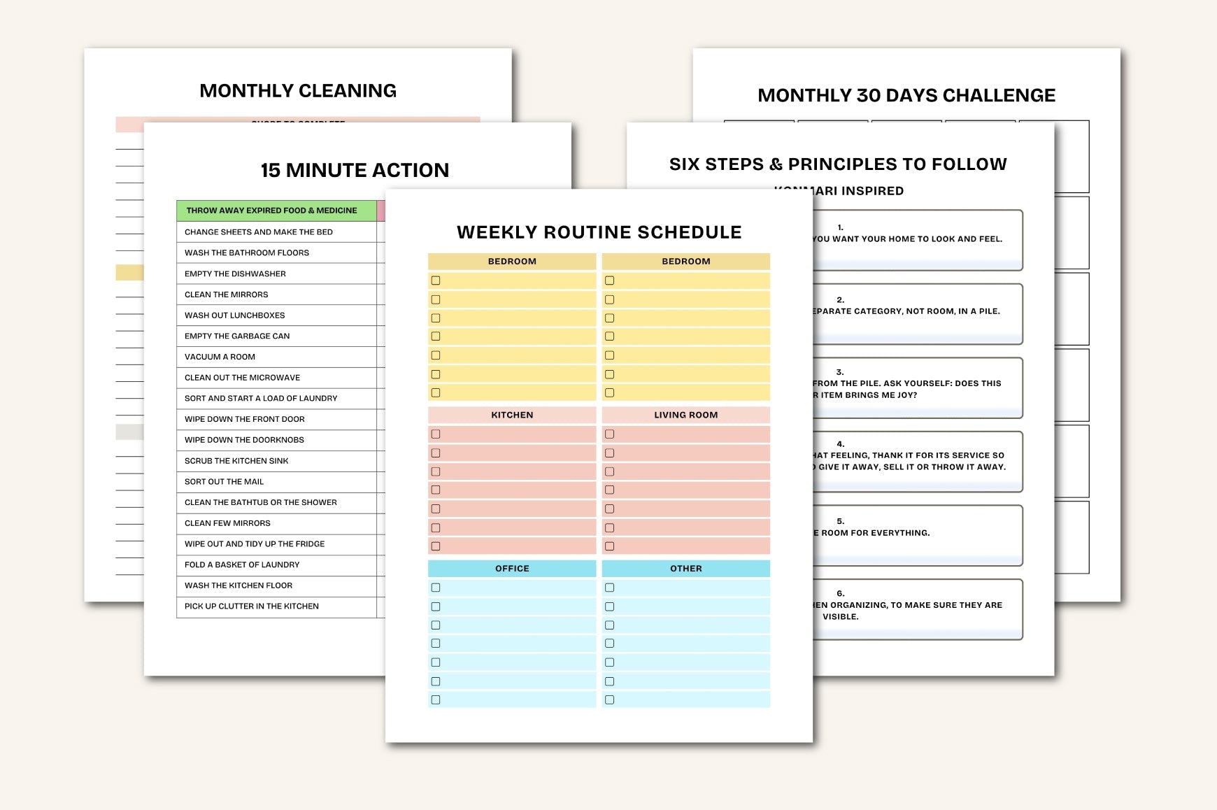 Decluttering Planner