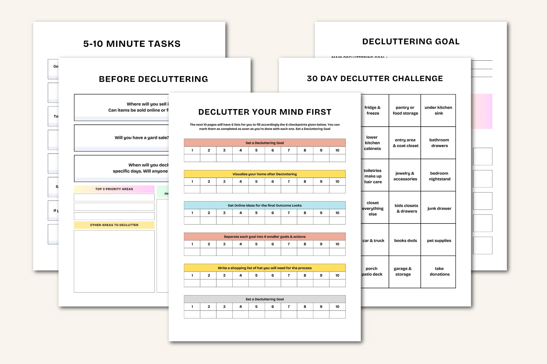 The Ultimate Decluttering Planner