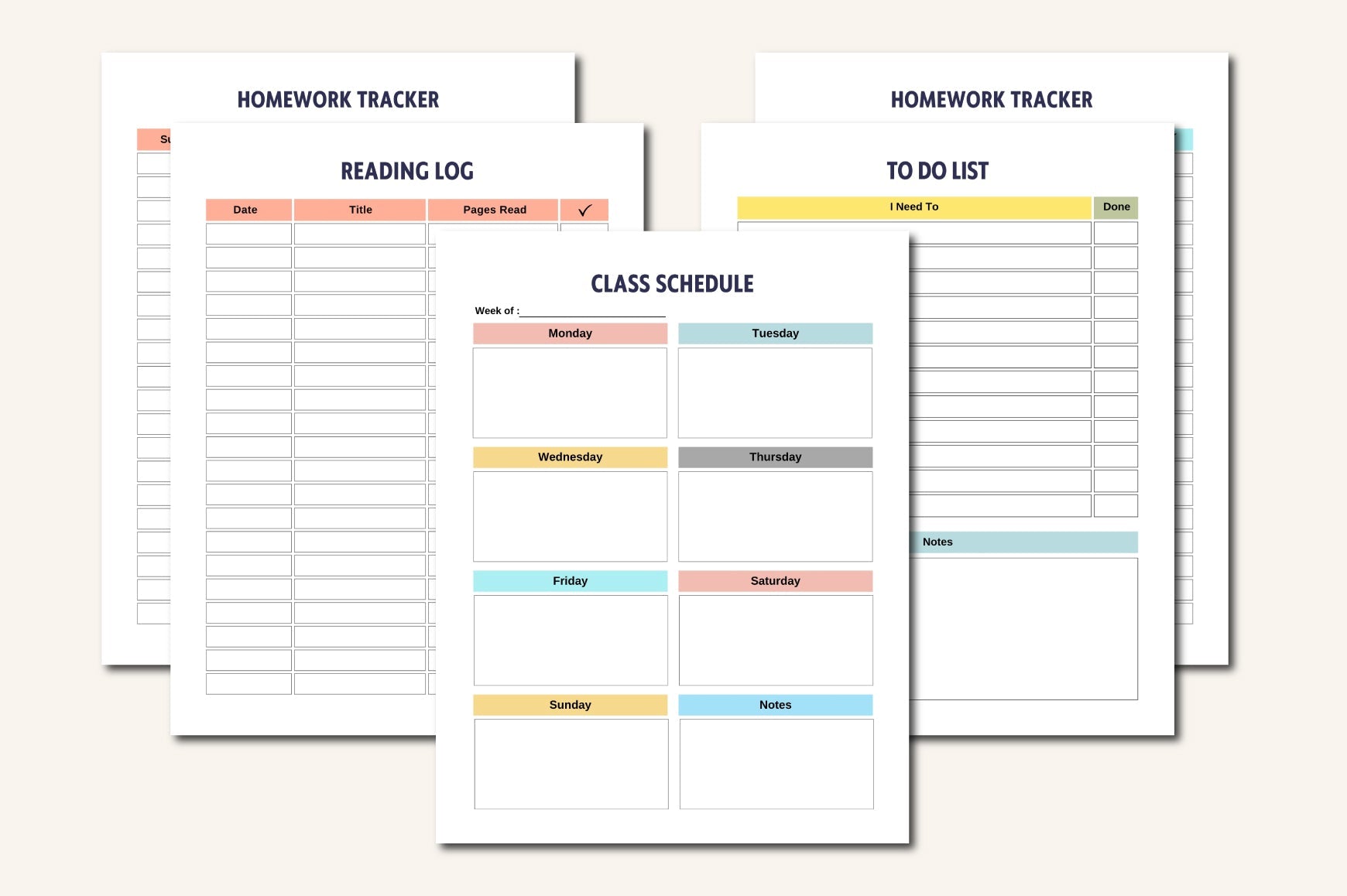 Homeschool Management Binder Planner