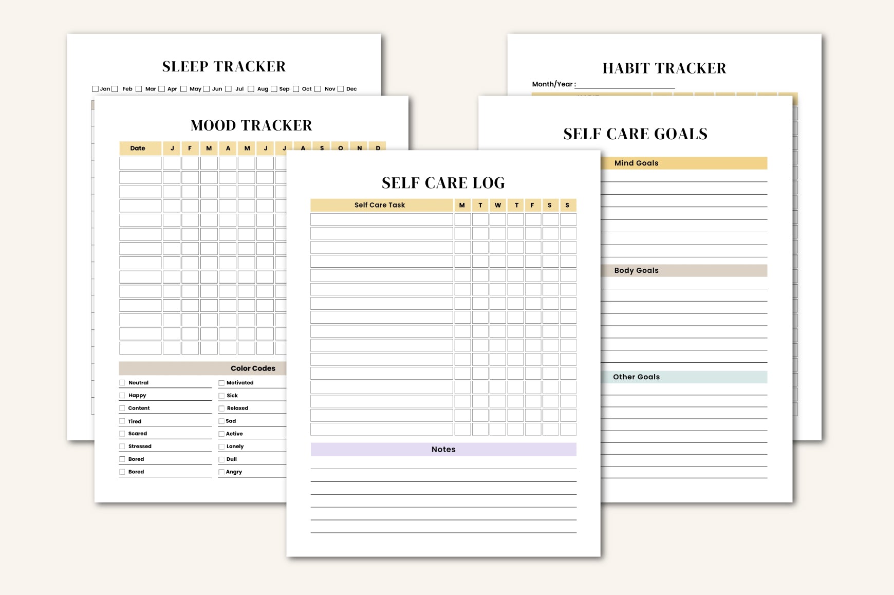 Life Goals Vision Board Workbook