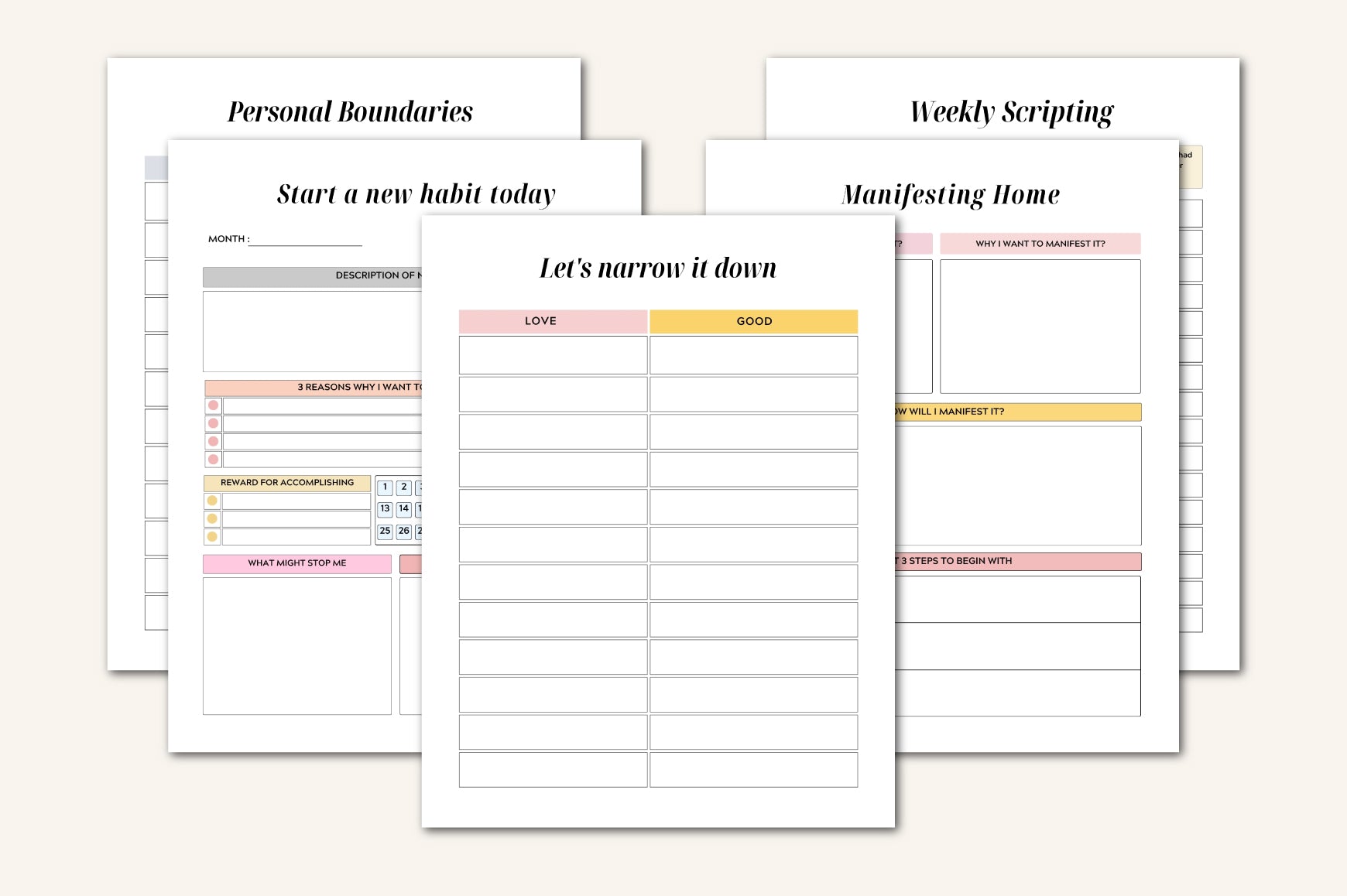 Manifestation Journal