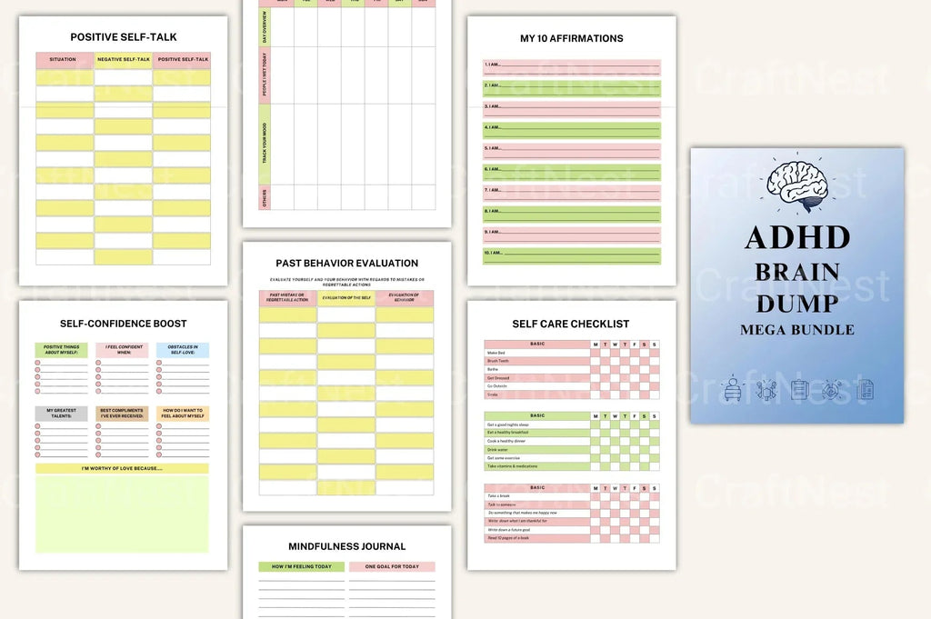 ADHD Printable Planner complete guide with printable planning pages