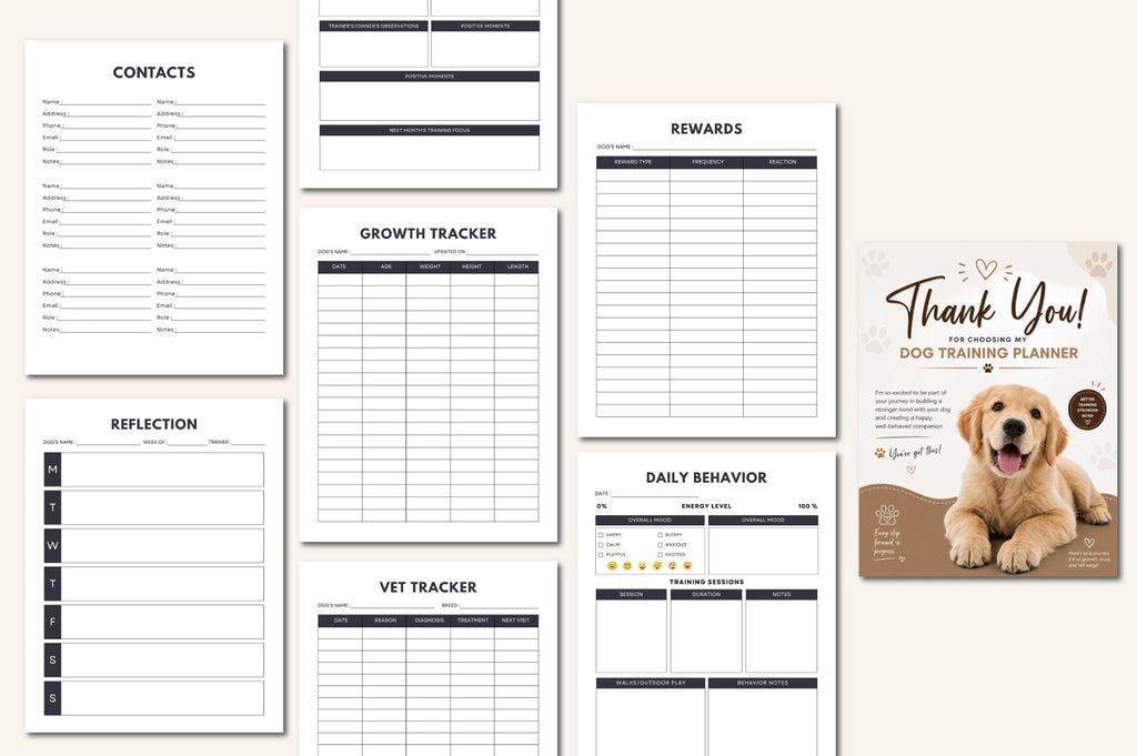 Dog Training Planner