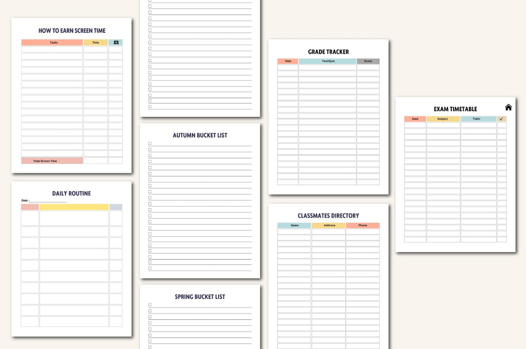 Homeschool Management Binder Planner
