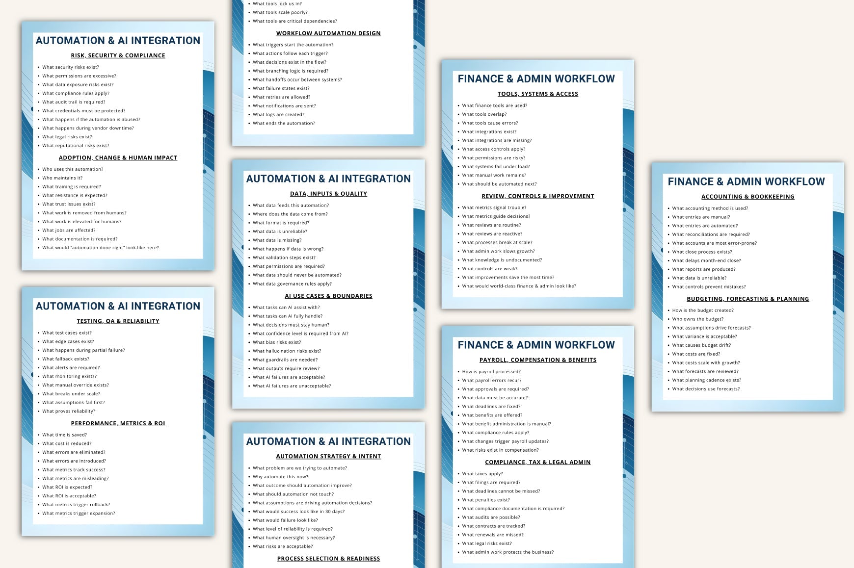 Business Workflow Prompts