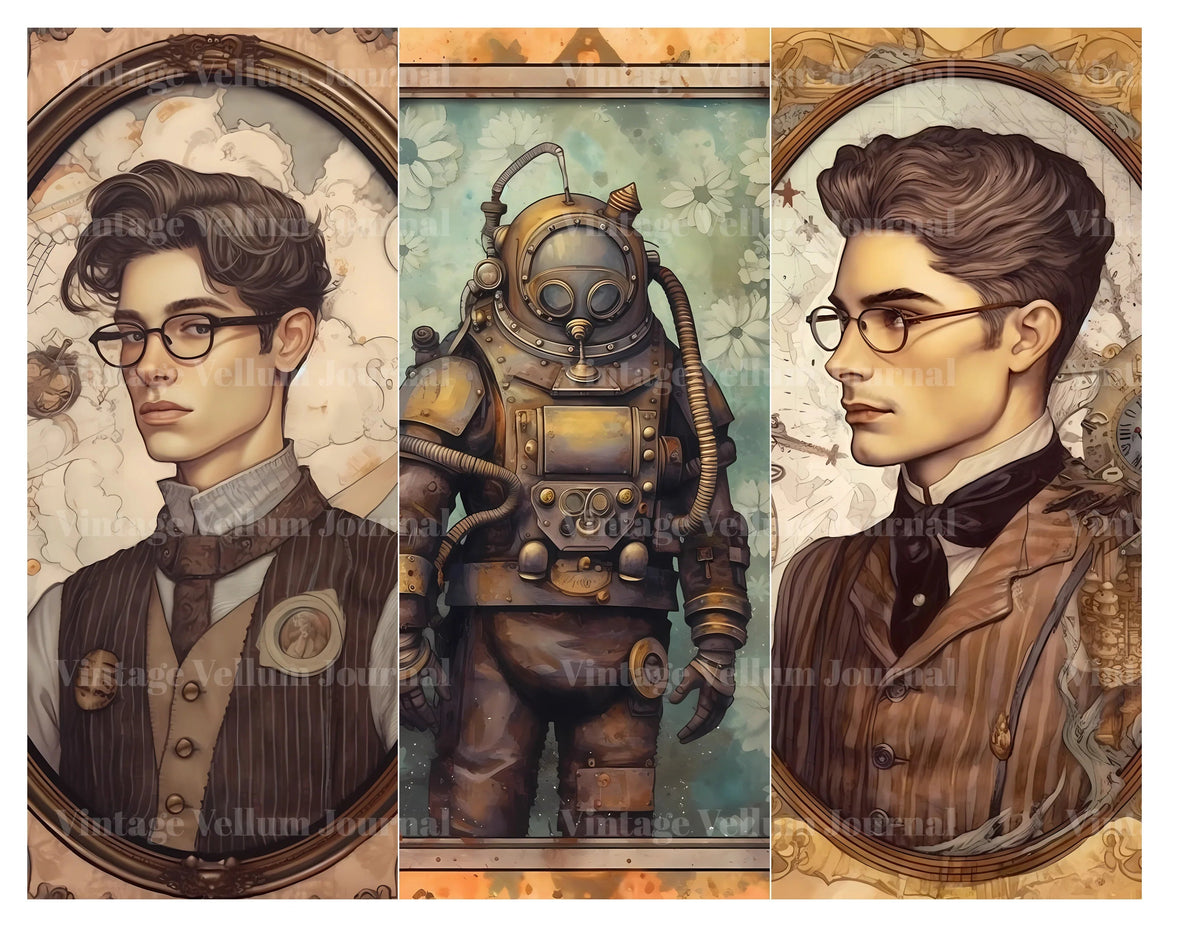 Steampunk Junk Journal Pages