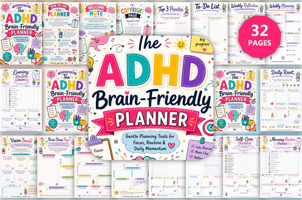 The Adhd Brain Friendly Planner