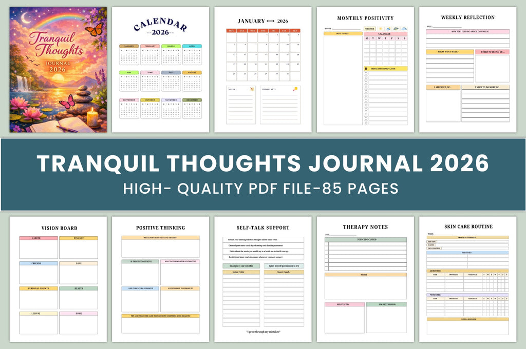 Tranquil Thoughts Journal