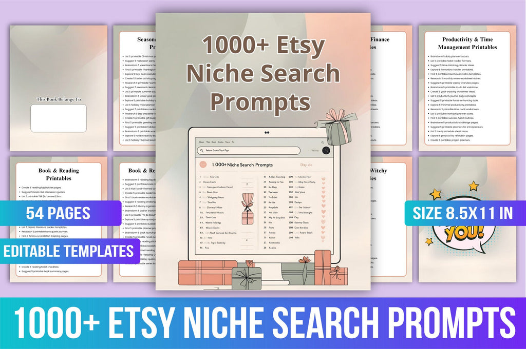Etsy Niche Search Prompts