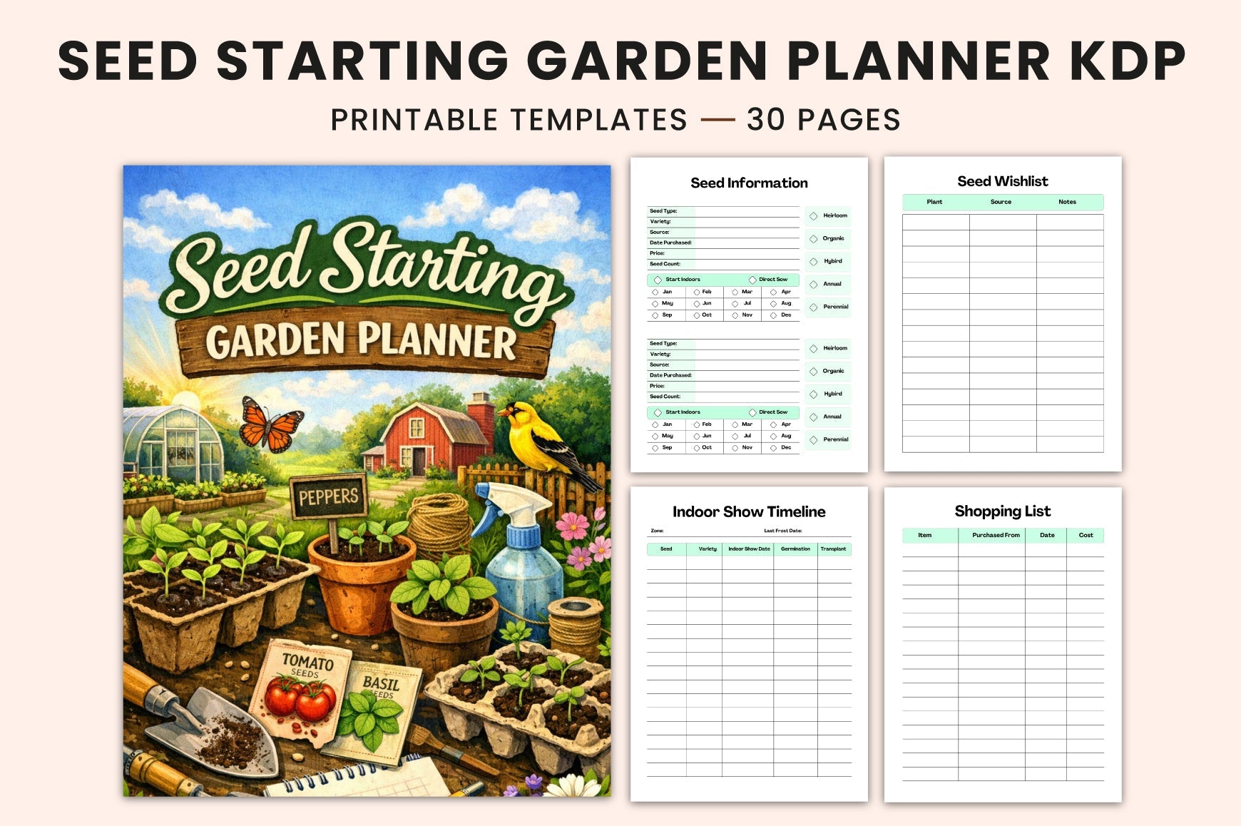 Seed Starting Garden Planner