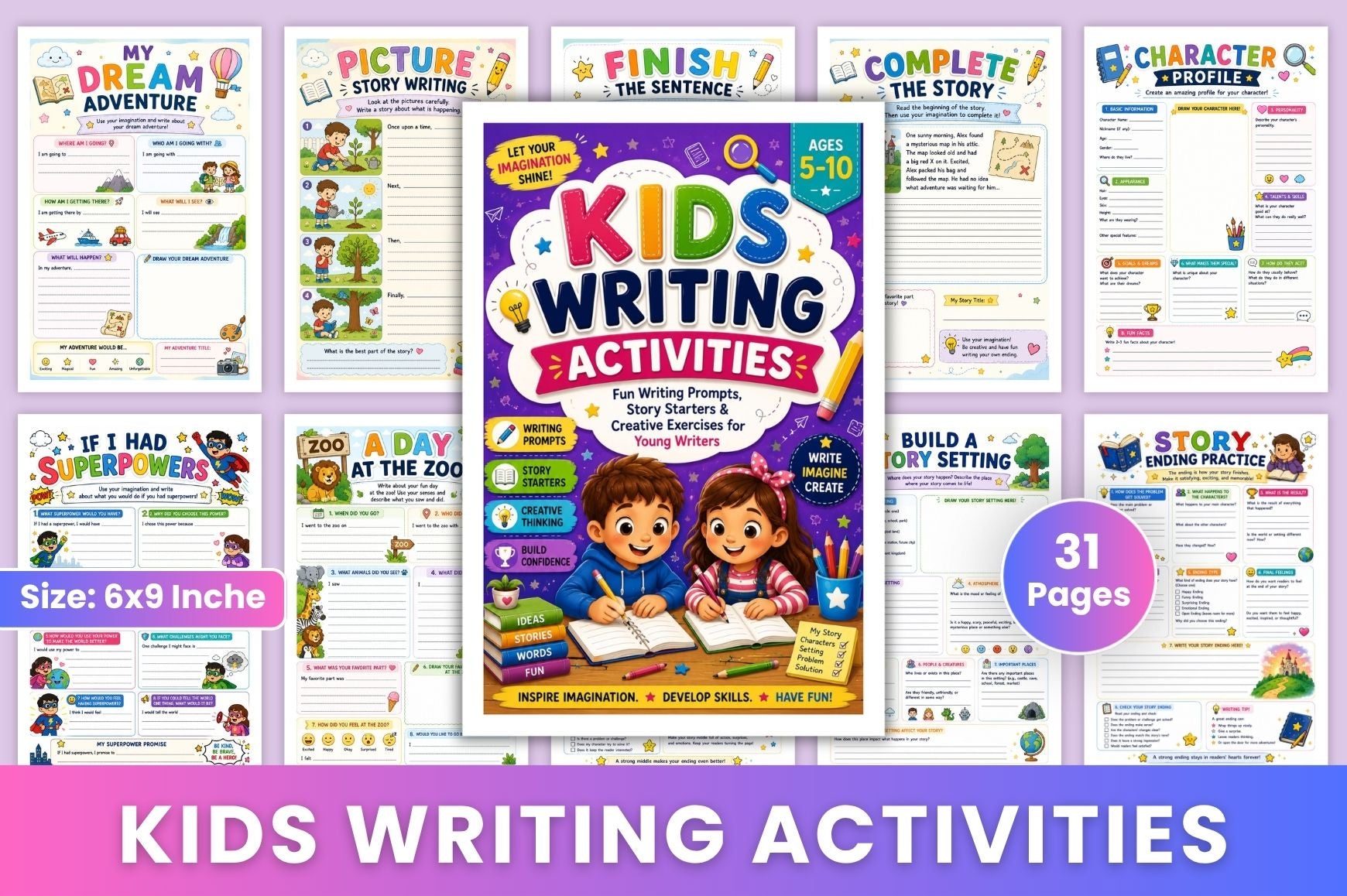 Kids Writing Activities