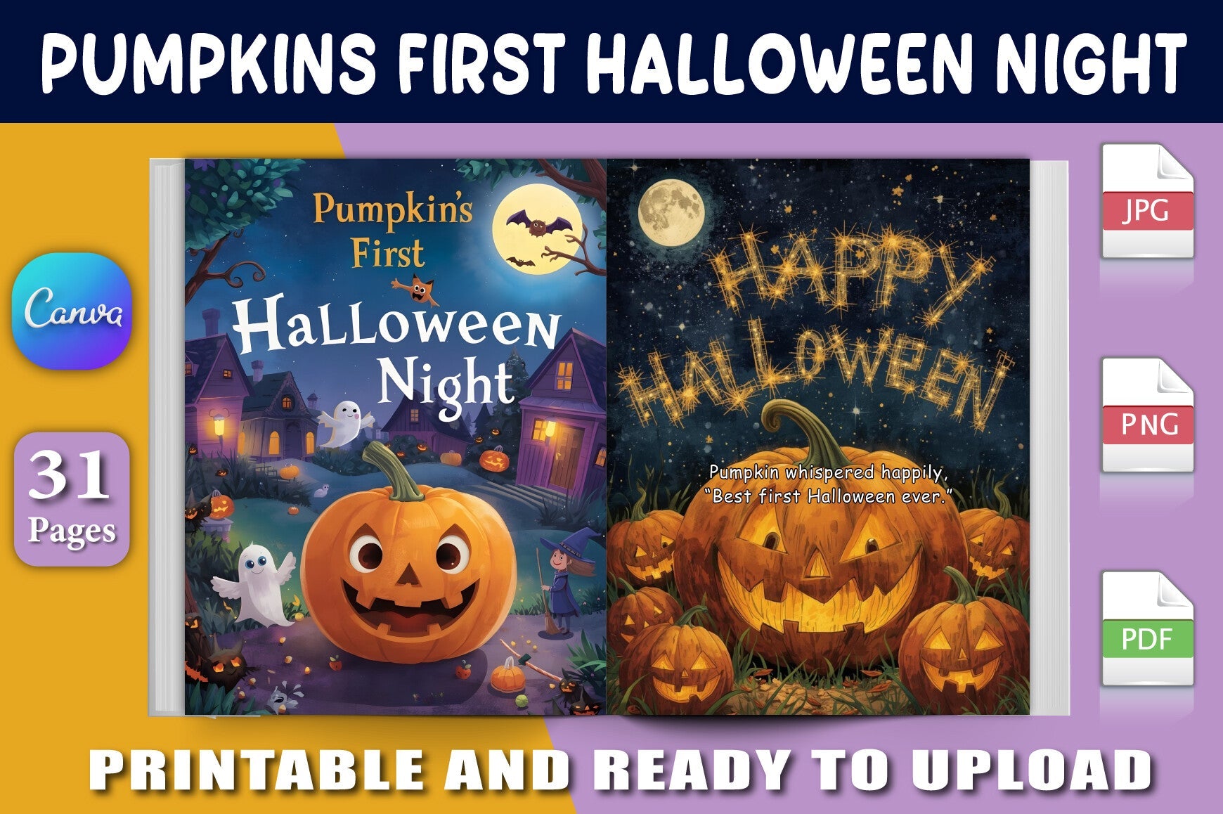 Pumpkin's First Halloween Night Book