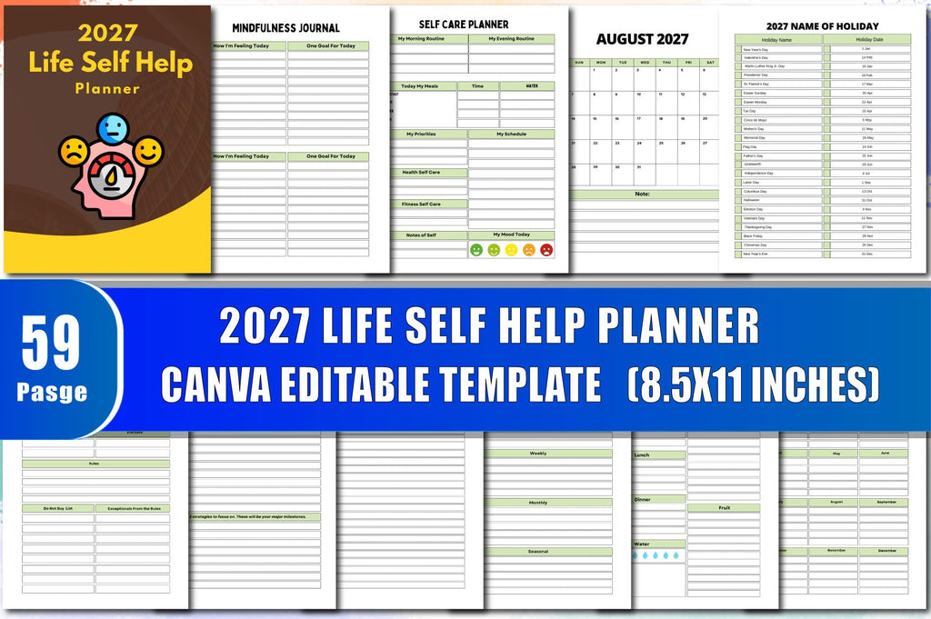 Life Self-Help Planner