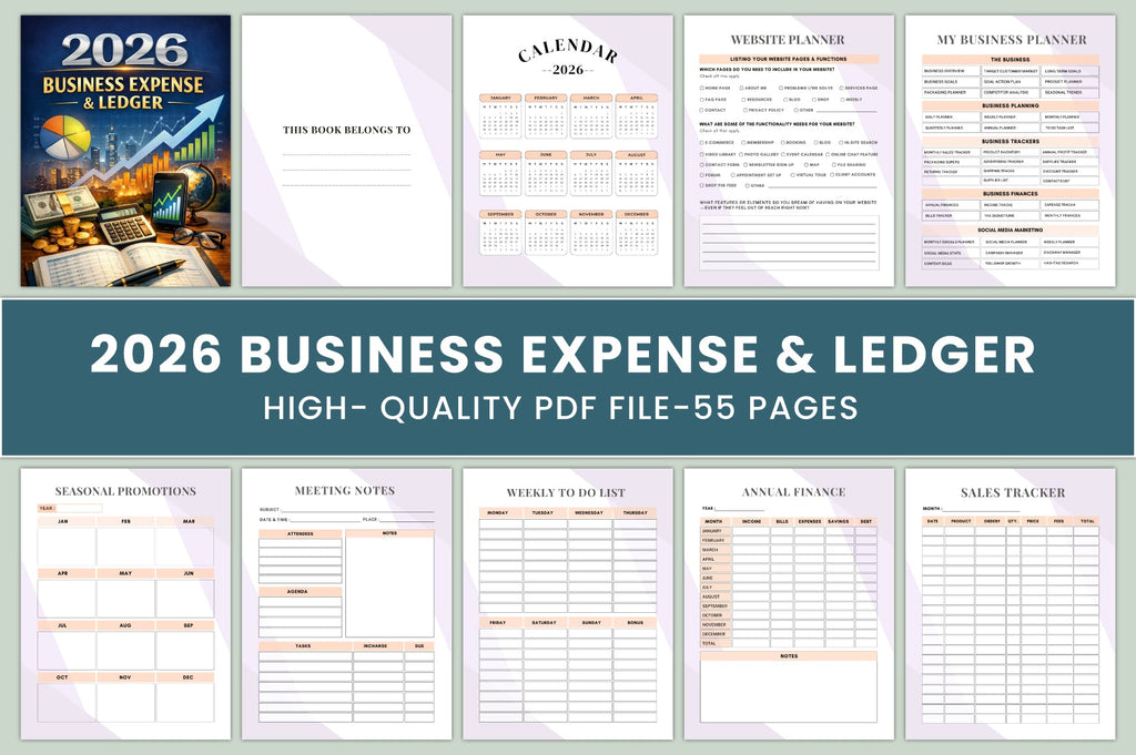 Business Expense Ledger Planner