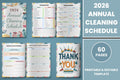 Annual Cleaning Schedule Planner