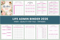 Life Admin Binder Planner