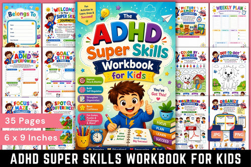 Adhd Super Skills For Kids Workbook