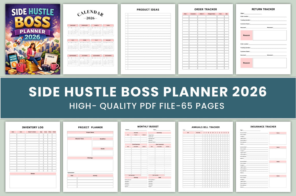 Side Hustle Boss Planner