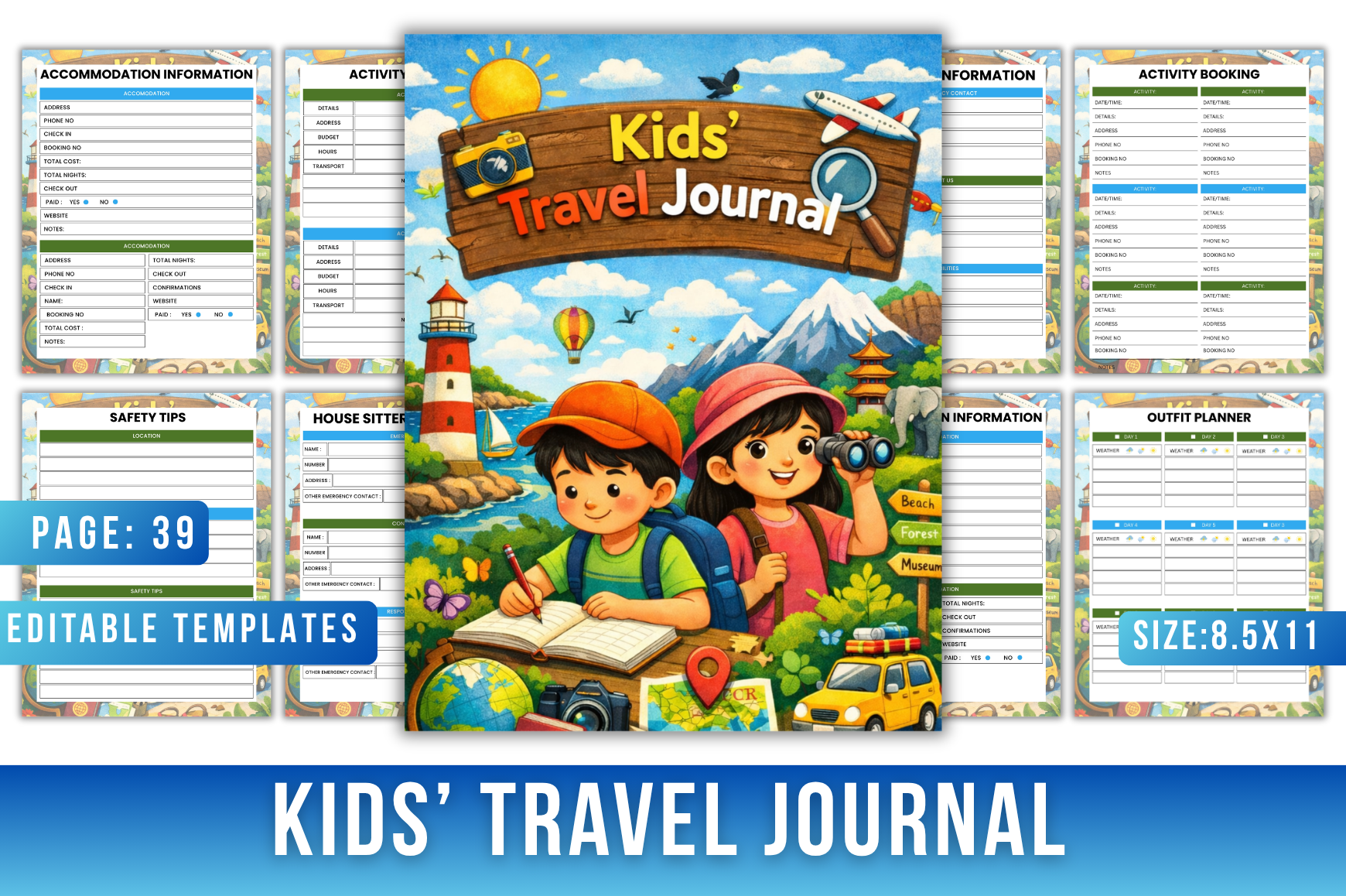 Kids Travel Journal