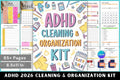 Effective ADHD Cleaning and Organization Tips printable guide cover for home organization