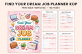 Find Your Dream Job Planner