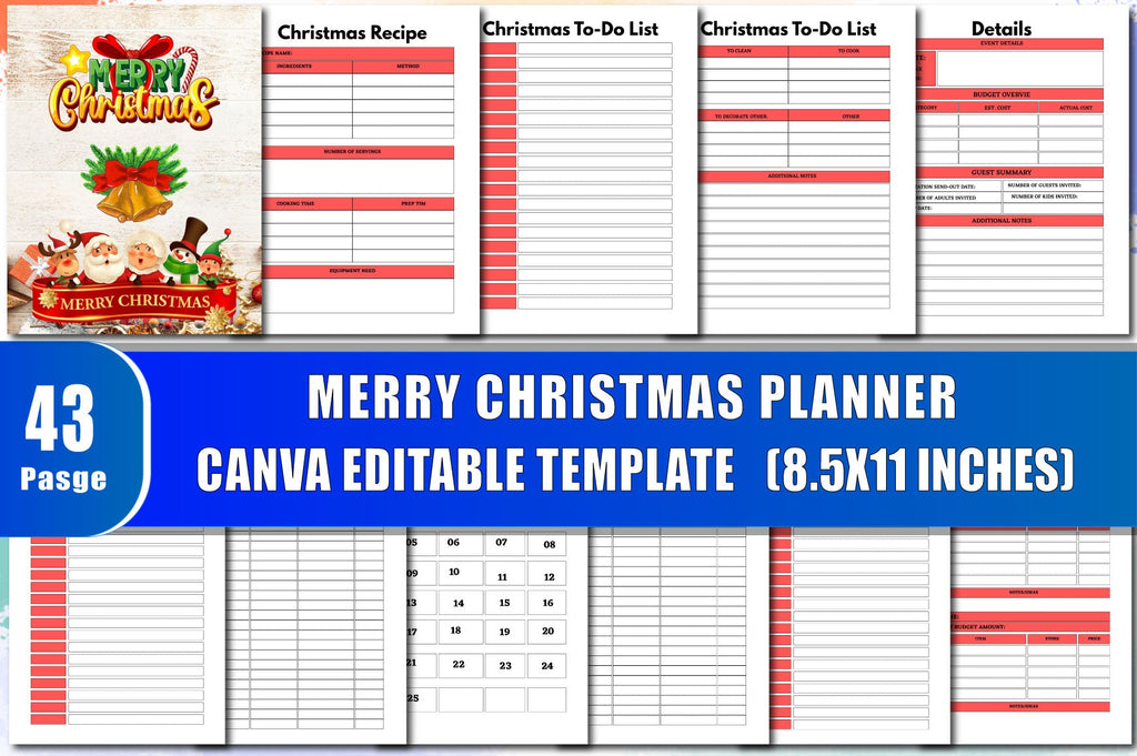 Merry Christmas Planner