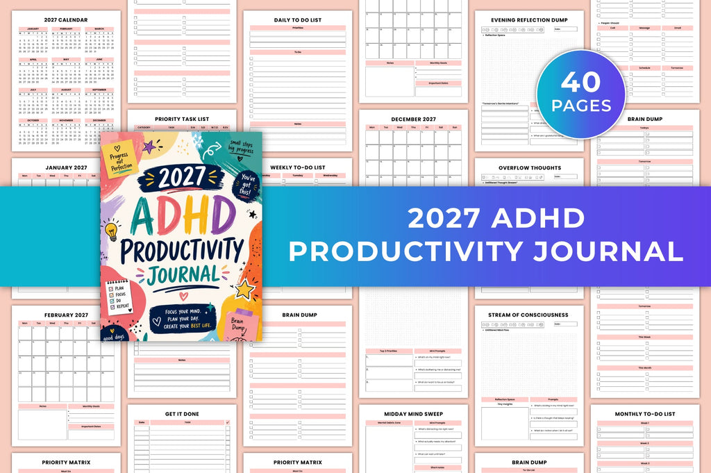 Adhd Productivity Journal