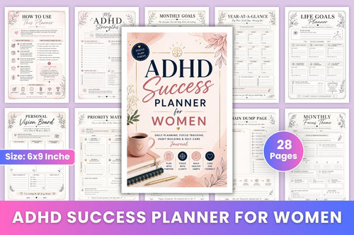 Adhd Success For Women Planner