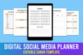 Editable Social Media Planner