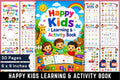 Happy Kids Learning Activity Book