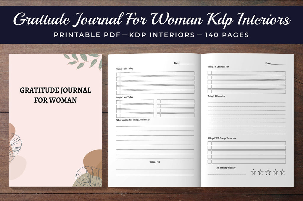 Gratitude Journal for Women