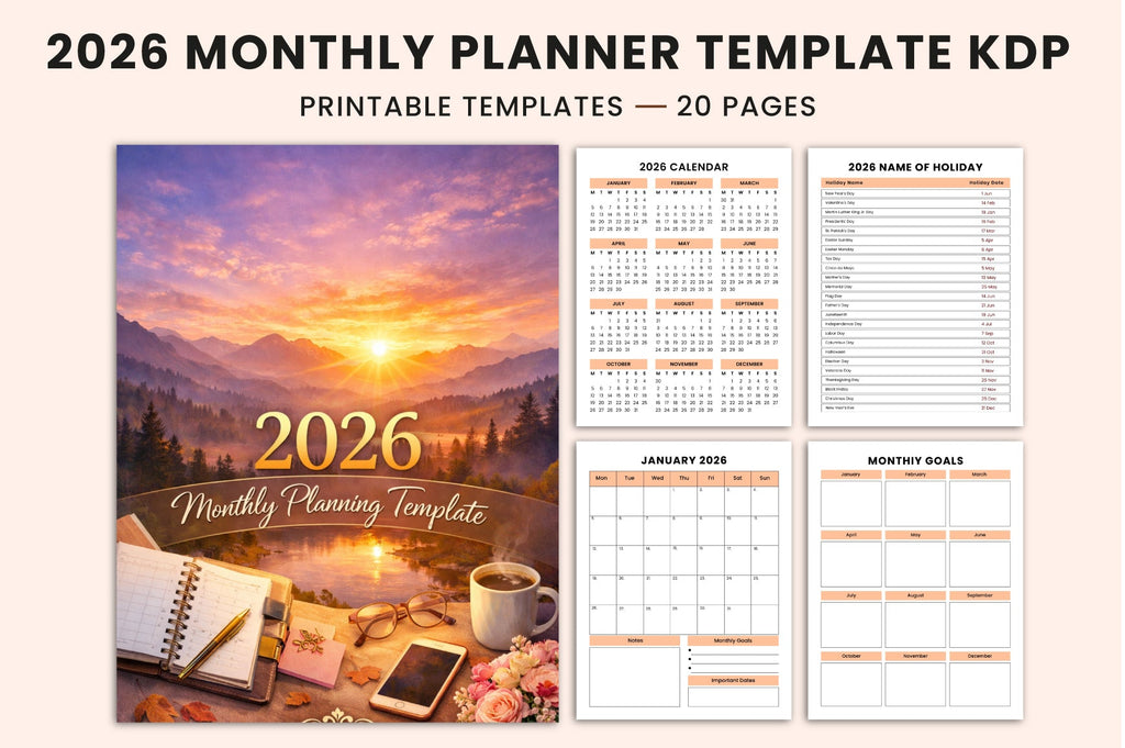 Monthly Planning Planner