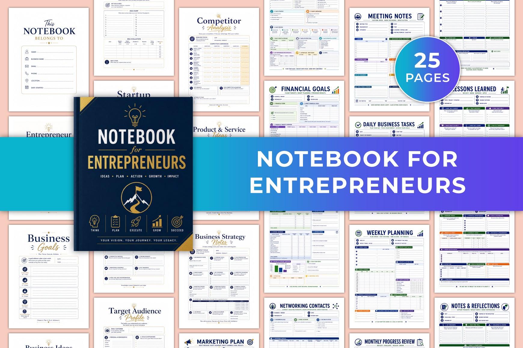 Notebook For Entrepreneurs Book