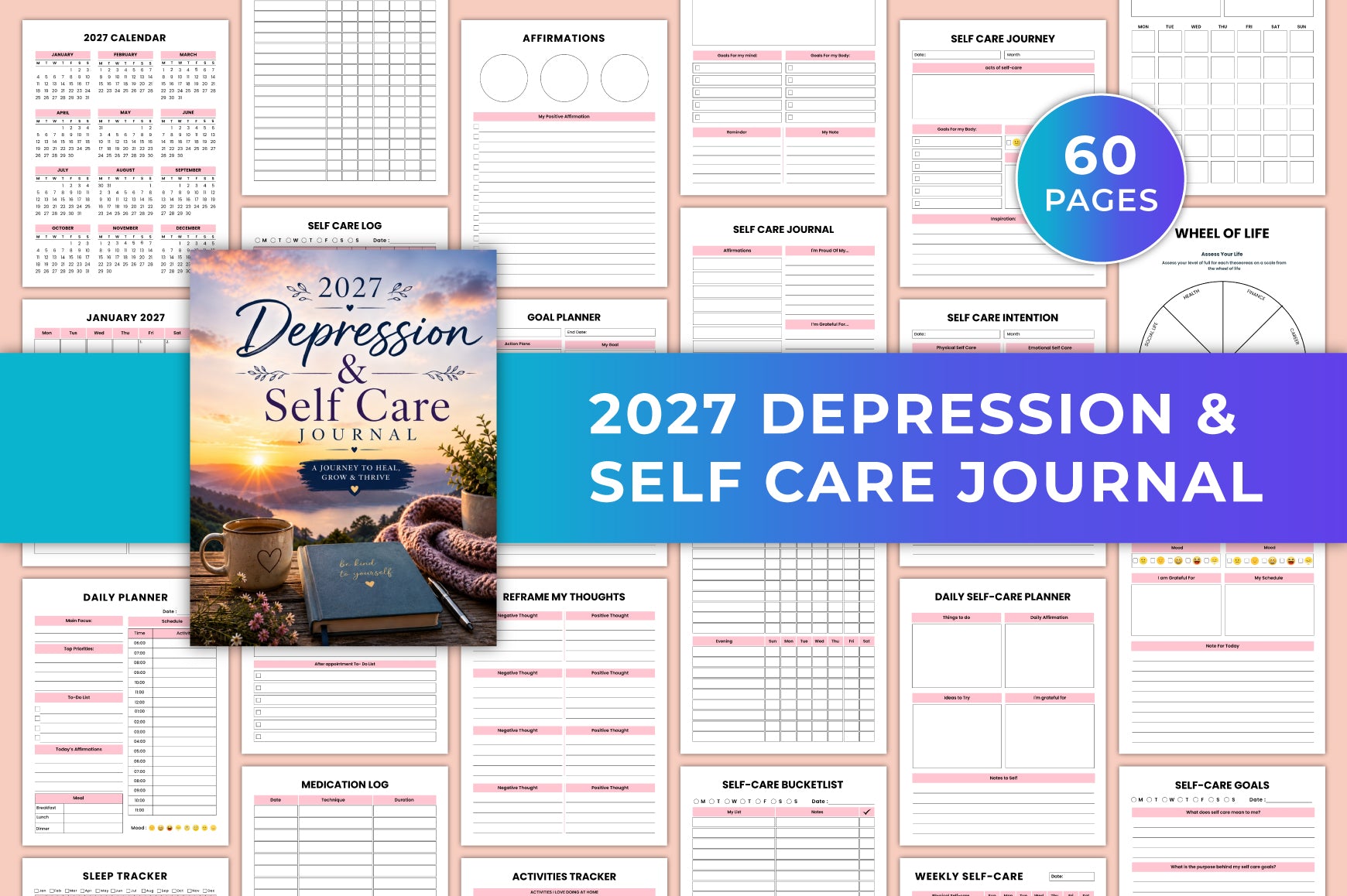 Depression Self Care Journal