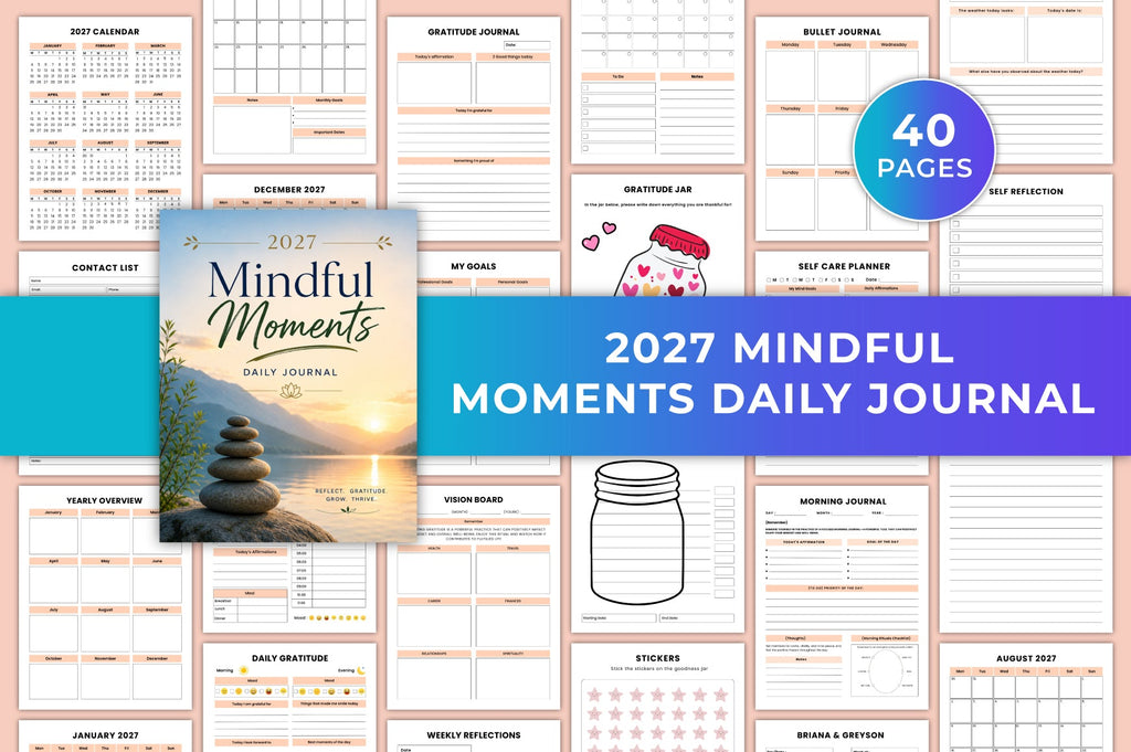 Mindful Moments Daily Journal